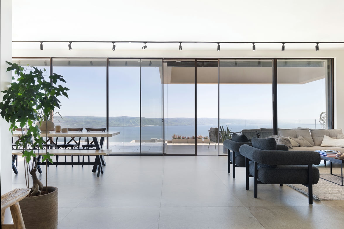 Living Room with Sea View